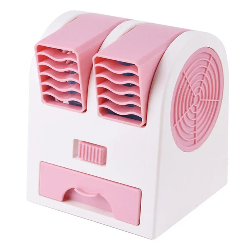 

3-In-1 Mini Air Conditioning Fan Humidifier Purifier USB Battery Powered Quiet Air Cooler For Home Office