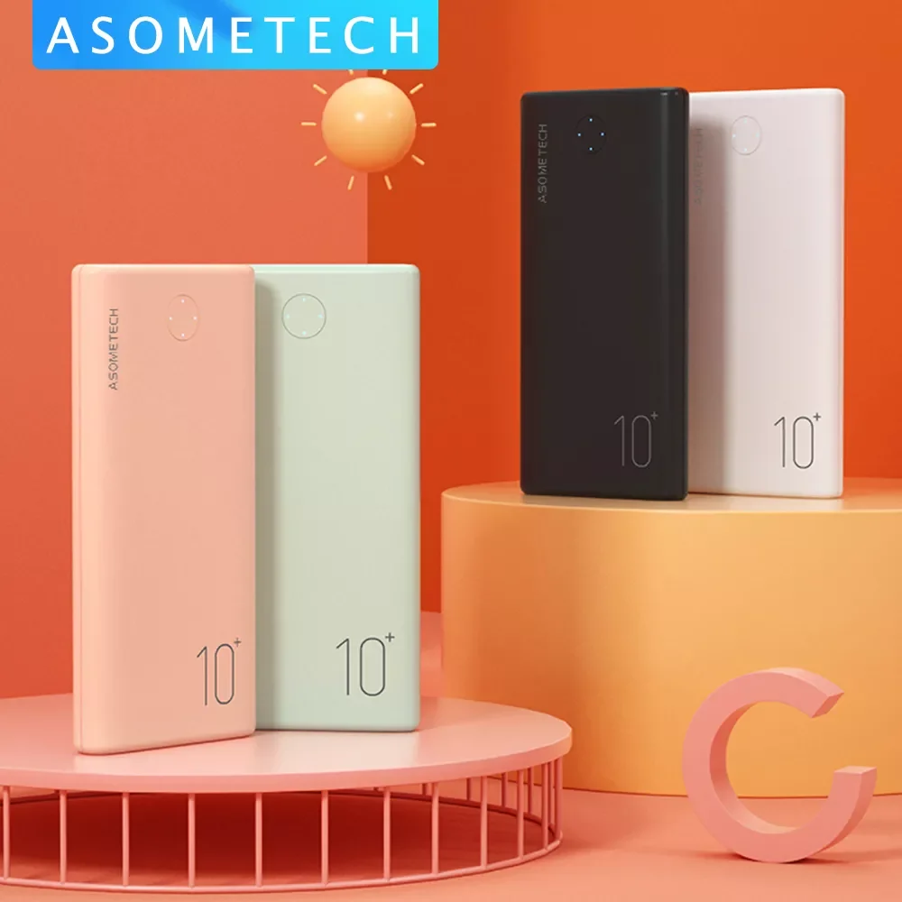 

Power Bank 10000mAh Portable Charger External Battery PowerBank 10000 mAh PoverBank for iPhone 6 7 8 11 12