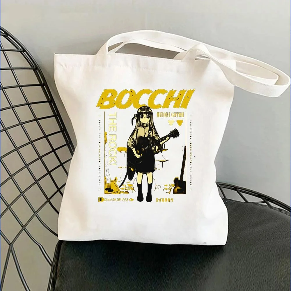 

Bocchi the Rock Manga Ryo shopping bag handbag grocery eco reusable recycle bag jute bag bag fabric bolsa compra woven cabas