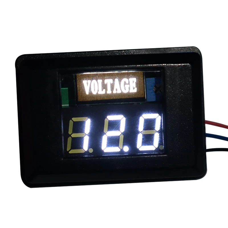 

12V Digital Voltmeter Voltage Tester Gauge Bright LED Display For Car Motor RV