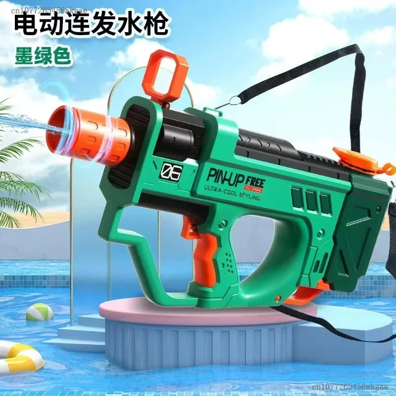 

Full Automatic Electric Water Gun High-Tech Water Soaker Guns Large Capacity 800ML Pool Party Beach Outdoor Toy For Kid Adult