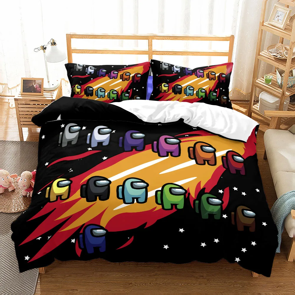 

Switch Game Boys Duvet Cover Set UK Single Double Queen US Twin Full King Size Among Bed Linen Set