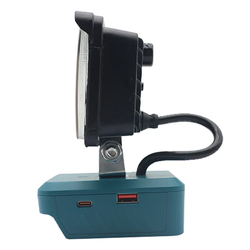 Фото Светодиодный автомобильный рабочий фонарь, фонарик, USB Power Bank, портативное уличное аварийное освещение для кемпинга для Bosch, литий-ионный аккумулятор 18 В №2