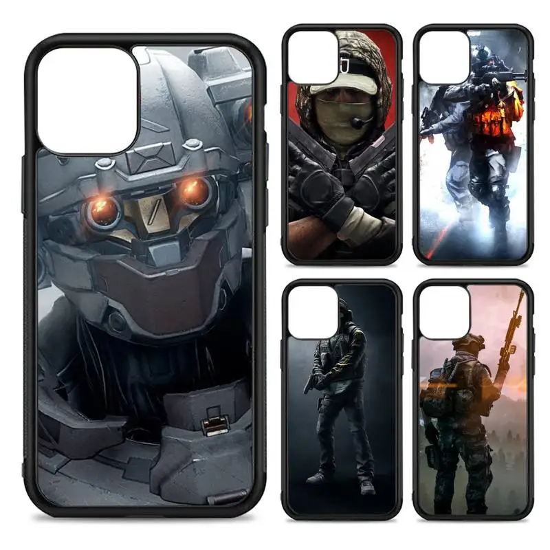 

standoff 2 Phone Case Silicone PC+TPU Case for iPhone 11 12 13 Pro Max 8 7 6 Plus X SE XR Hard Fundas