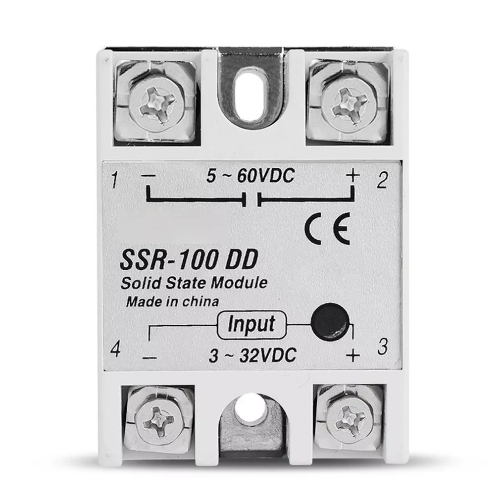 

DC-DC Single Phase Solid State Relay Direct-current SSR Module DD Input Voltage 3-32VDC TO 5-60VDC Output Load