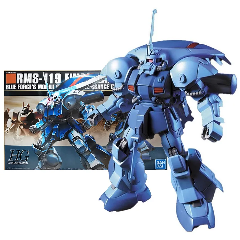 

Bandai Genuine Gundam Model Kit Anime Figure HG 1/144 RMS-119 Ewac Zack Collection Gunpla Anime Action Figure Toys for Children