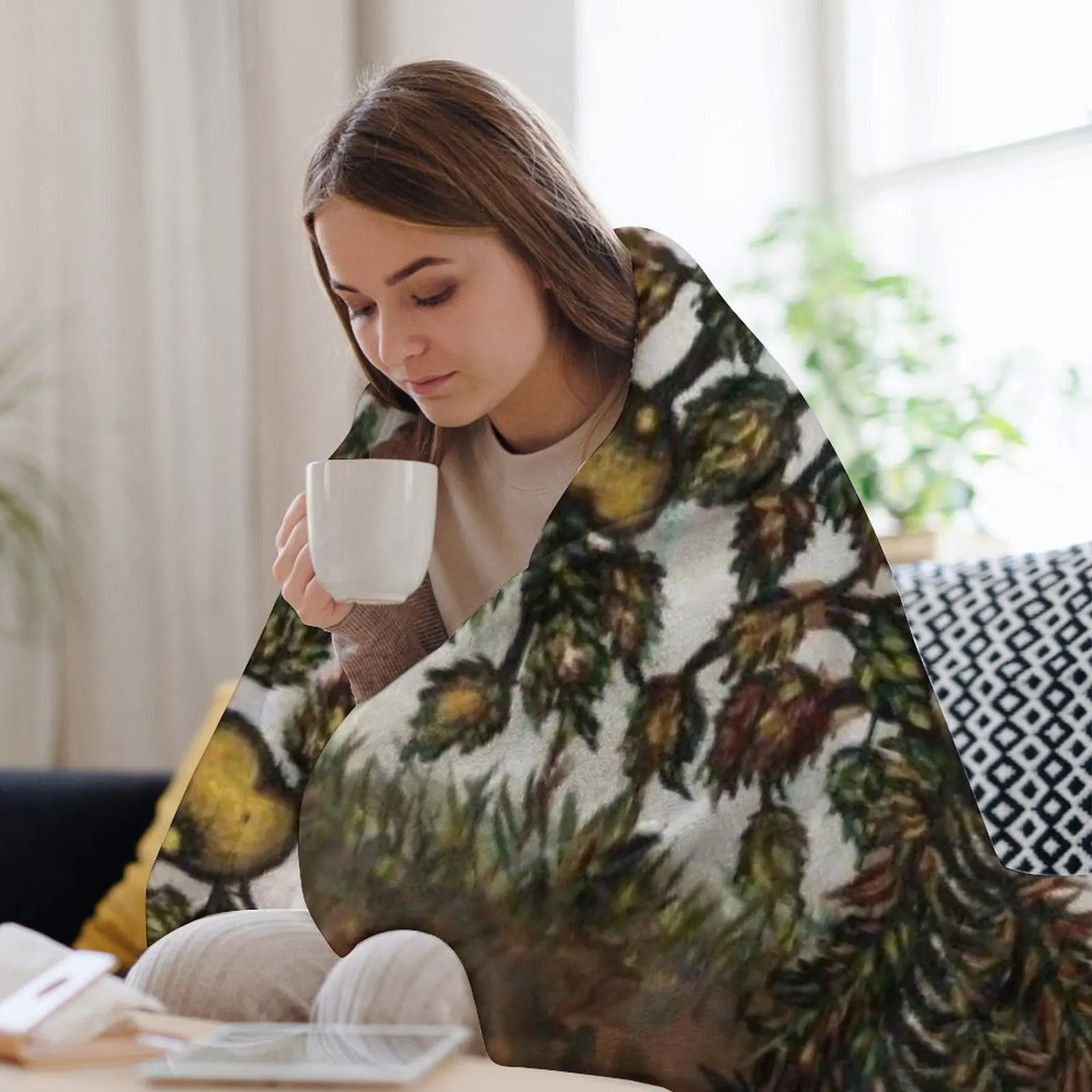 Pommier by Seraphine Louis - коллекция любимых художников пледы одеяла для кровати