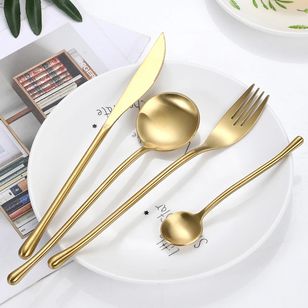 

Набор столовых приборов из нержавеющей стали 304, 4 шт.