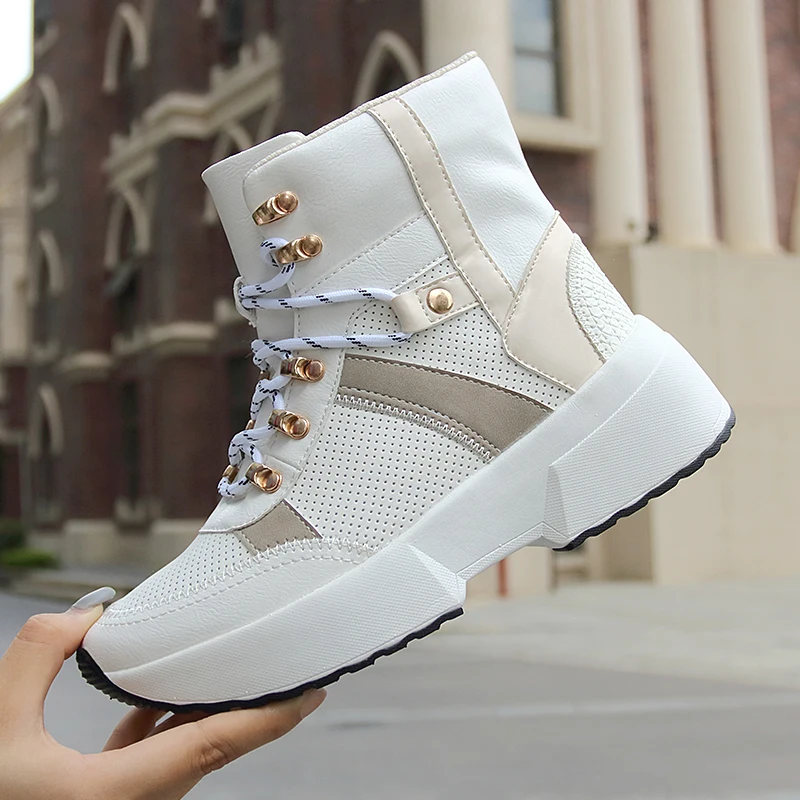 

Winter New Women Boots Snow Boots Fashion Casual Thick-soled Shoes Plus Velvet Warm Cotton Shoes Comfortable Non-slip Tide Women