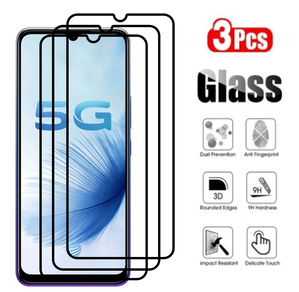 3 шт. полное покрытие для Vivo G1 S1 Prime S6 S7 S7e V19 Neo V20 SE X50 Lite X50e Y11s Y12i Y12s Y1s Y20 Y20i Y20s Pro защитный чехол
