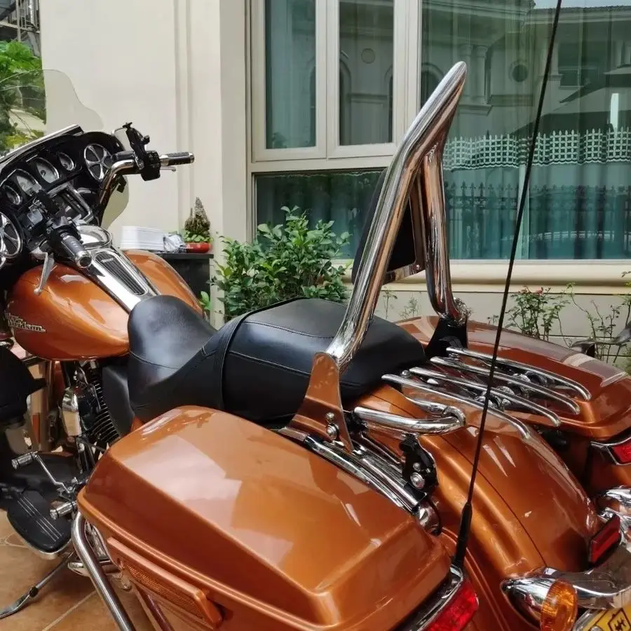 Съемная спинка мотоцикла, багажник Sissybar для Harley Sissy Bar Road King Street Glide Ultra Electra Touring CVO 09 UP (art.: 3920d31a7d76e) - 3920d31a7d76e