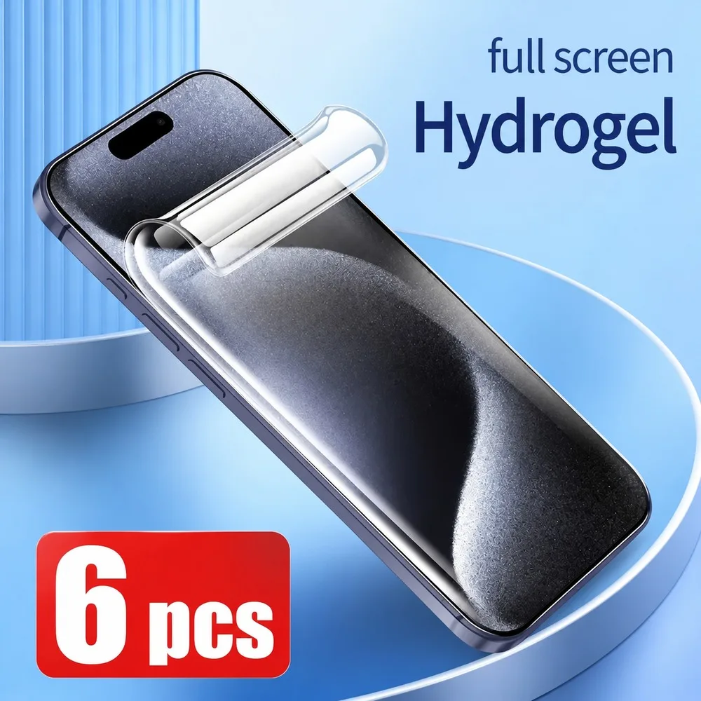 Фото 6 шт. гидрогелевой пленки для Motorola Edge 30 30 Neo, мягкая защитная пленка для экрана Motorola Edge 20 20 Lite, HD, антицарапинная, противоударная. №1