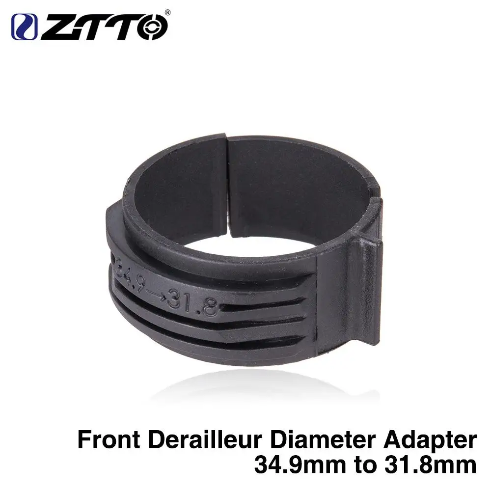 

ZTTO Bicycle Front Derailleur Ring Adapter Convert 34.9mm to 31.8mm MTB Mountain Bike Front Derailleur Gasket