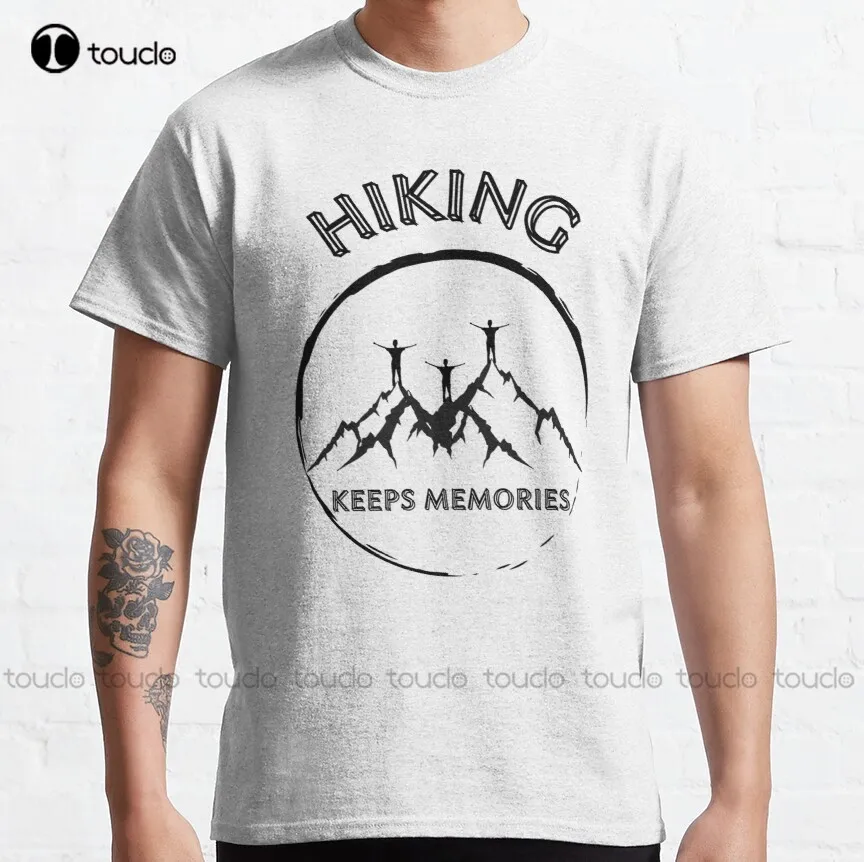

Hiking Keeps Memories Classic T-Shirt Men'S Shirts Casual Fashion Creative Leisure Funny Harajuku T Shirts Xs-5Xl Size New
