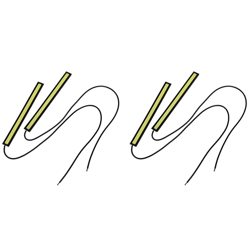 

4 X водонепроницсветодиодный Светодиодная лента 12 в дневные ходовые огни DRL Автомобильная противотуманная дневная лампа вождения