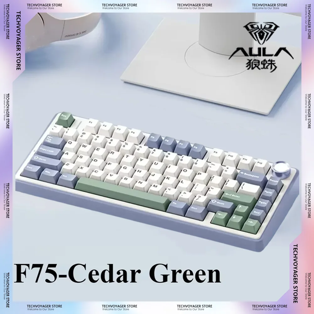 Клавиатура Механическая с переключателем в виде полумесяца RGB-подсветкой