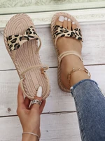 leopard two way wear sandals