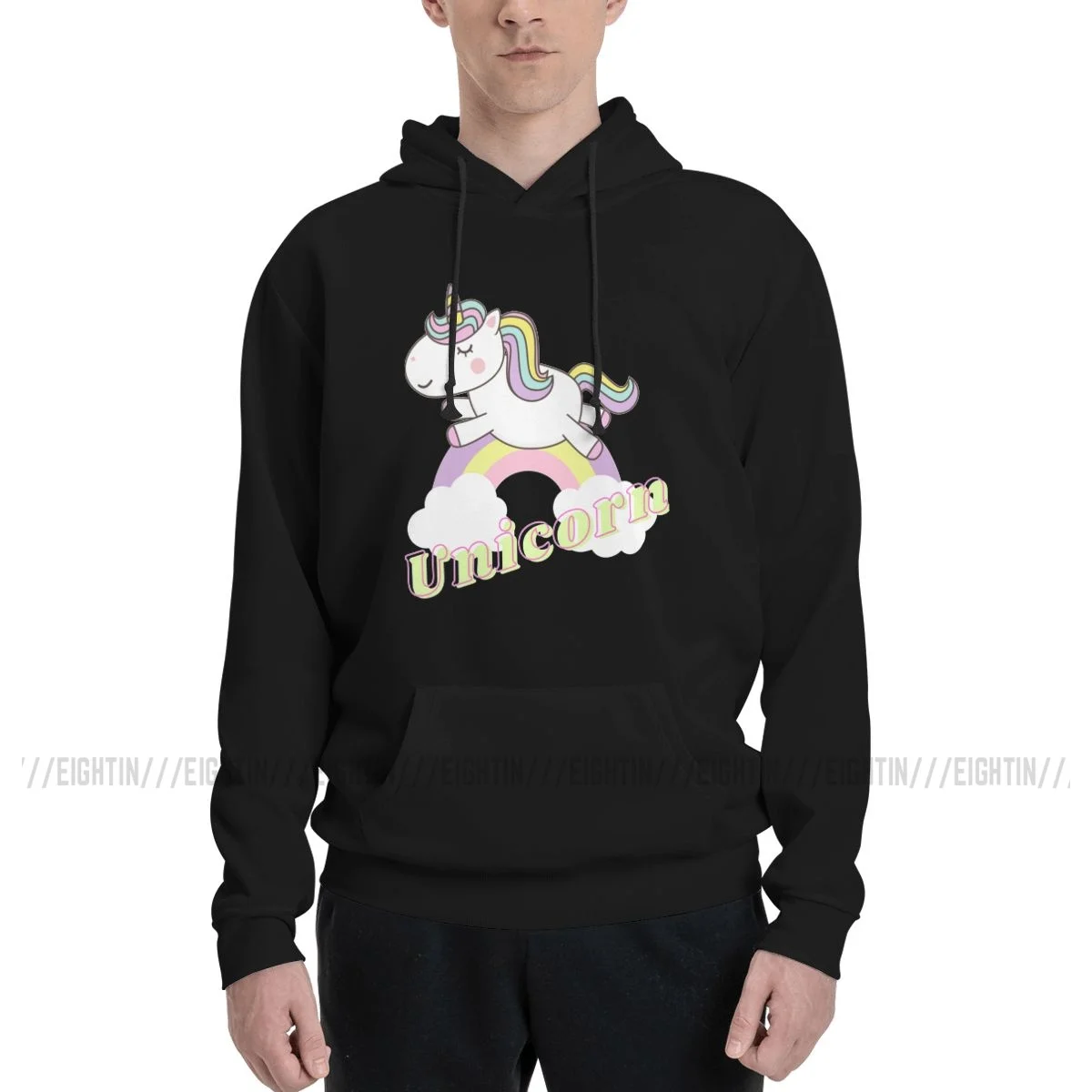 

Hip-hop Hoodie Couple Thin Fleece Sweatshirt Man Funny Unicorn Unique Pure Cotton Charlie Sweatshirt Design Hoodie Shirt
