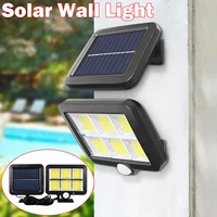 Solar Power Wall Light Outdoor Garden Motion Sensor Wall Light Waterproof Solar Light for Patio Yard Garage Driveway Porch Fence