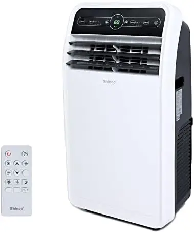 

8,000 BTU Portable Air Conditioner, Portable AC Unit with Built-in Cool, Dehumidifier & Fan Modes for Room up to 200 sq.ft,