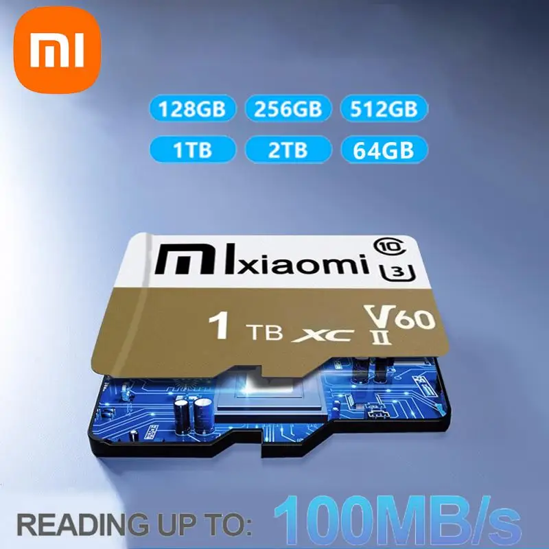 Карта памяти XIAOMI SD A1 класс 10 умная флэш-карта высокой скорости 1 ТБ 128 ГБ 256 карта