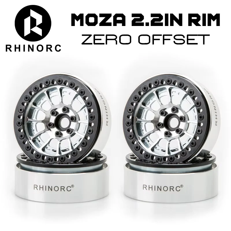 Rhino MOZA 2 2-дюймовый 25 мм узкий обод ZERO OffSet 4 шт. для 1/10 RC Crawler SCX10 Pro TRX4 Shafty Bully MOA