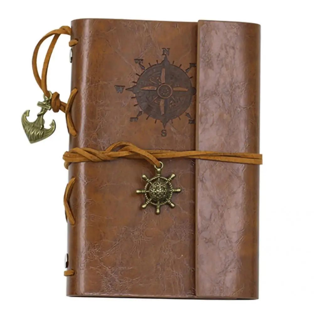 

Vintage for Writing Faux Leather Journal Retro Multipurpose Note Book Diary for Writing
