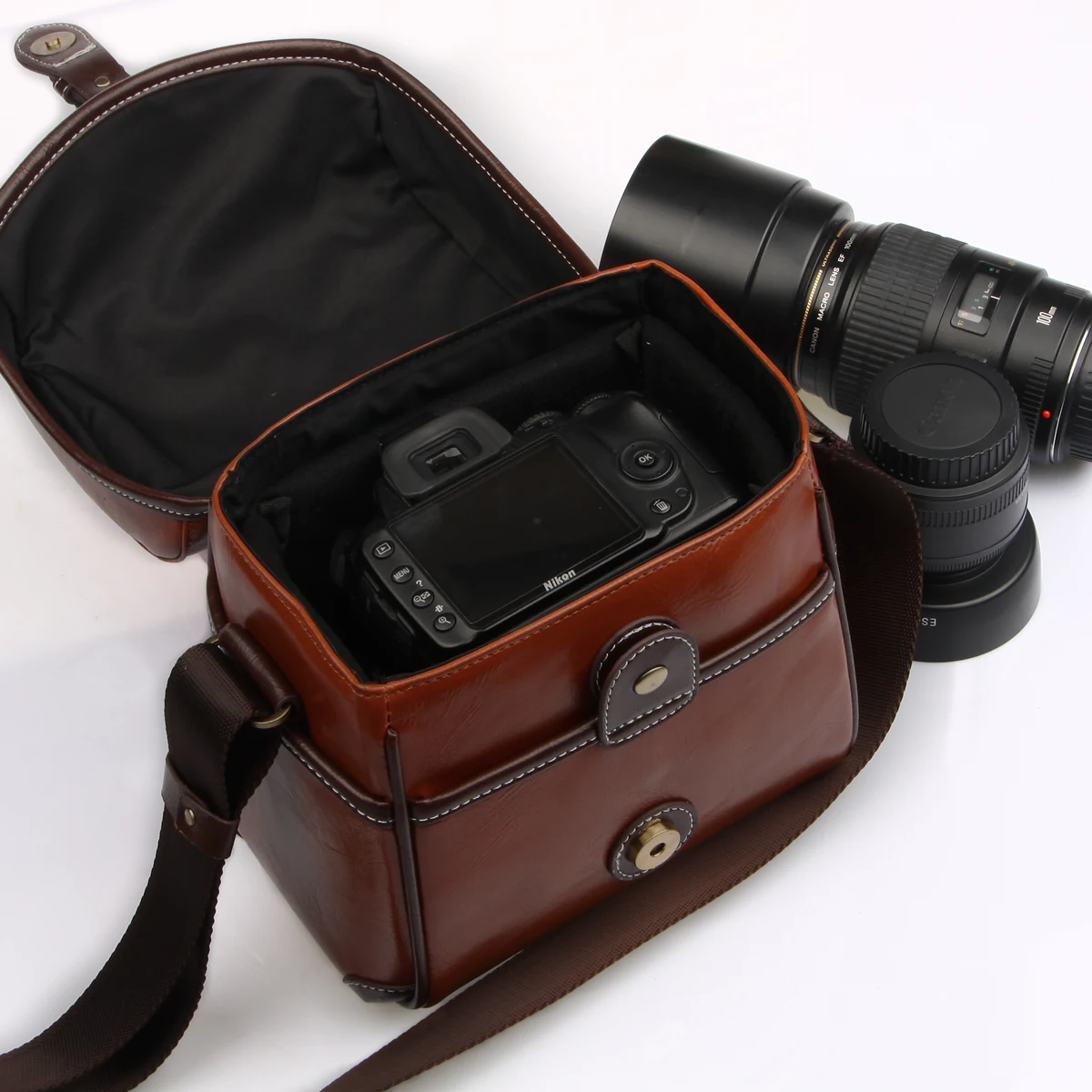 Коричневая винтажная сумка из искусственной кожи высокого качества сумки для