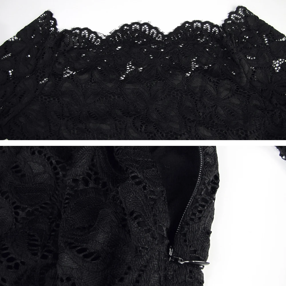 Женское сексуальное кружевное платье с длинным рукавом элегантная юбка-карандаш