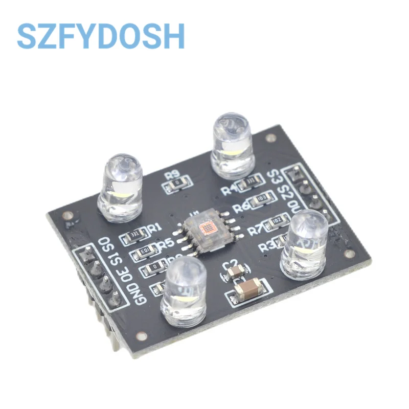

Модуль детектора цвета TCS230 TCS3200, модуль детектора цвета для Arduino «сделай сам», 3-5 в постоянного тока, входной сигнал