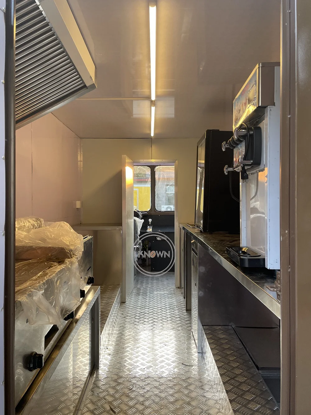 Мобильная уличная тележка для продажи мороженого фургона быстрого хот-дога