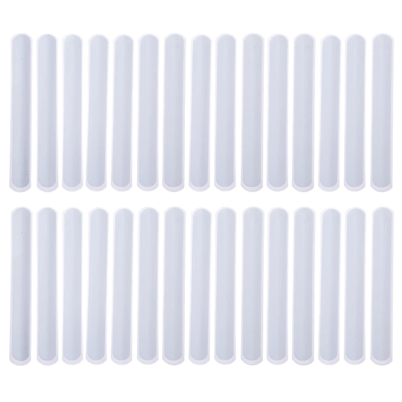 

D0LC 30 шт браслеты-пощепки белые DIY Браслеты для запястья мягкие браслеты для детей школьные ремесленные Проекты DIY живопись