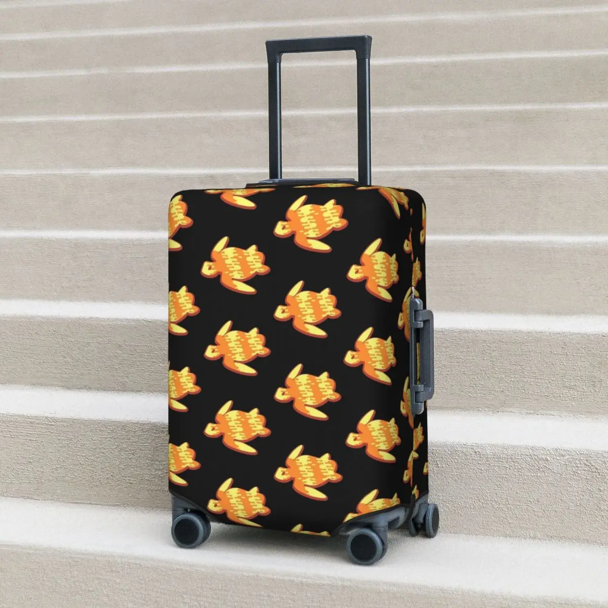 

Tribal Sea Turtle Suitcase Cover Spirit Animal Flight Business Fun Luggage Accesories Protection