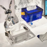 plastic portable tissue box napkin holder desk storage box car tissue holder wet tissue holder acrylic box toilet holder