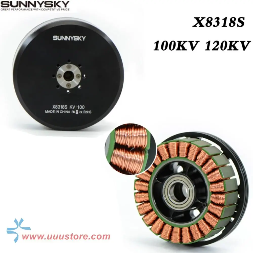 2022 новый оригинальный Sunnysky X8318S 100KV 120KV бесщеточный двигатель для FPV RC Multirotor & drone
