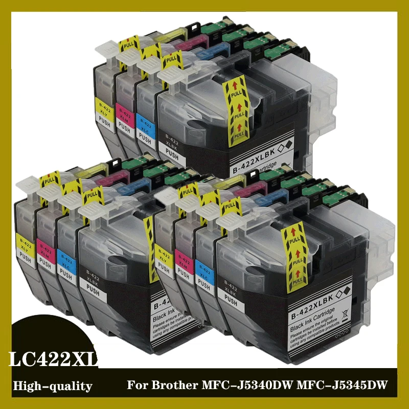 

NEW LC422XL Compatible for Brother 422XL LC 422XL ink cartridgeFor brother MFC-J5340DW MFC-J5345DW Printer ink cartridge