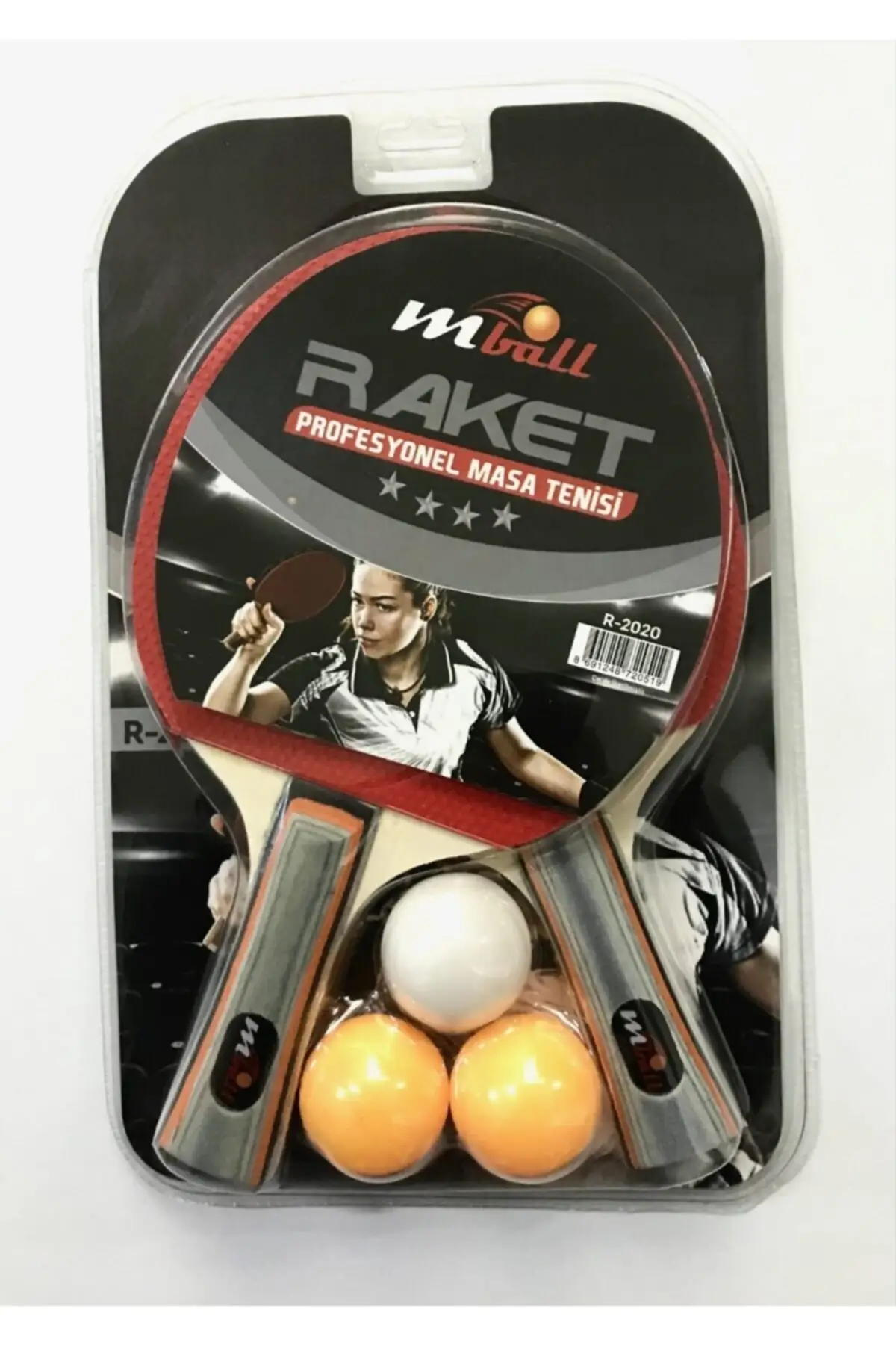 

Double Professional Table Tennis Racket Set