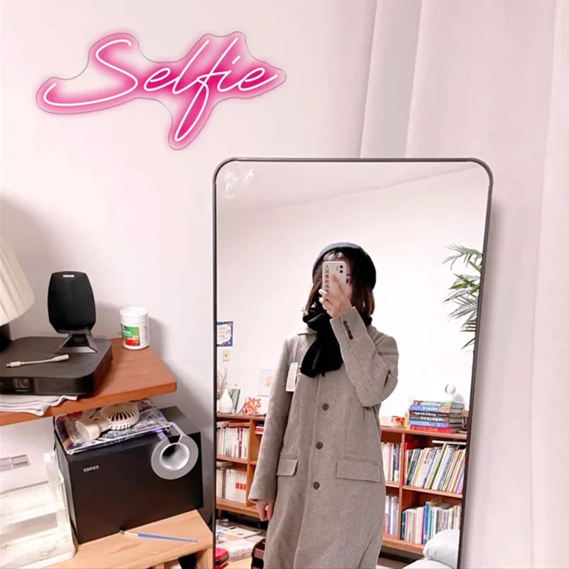 

Неоновая вывеска для селфи с пользовательским текстом, светодиодная вывеска в стиле Instagram/Bar, украшение на день рождения/свадьбу светодиодн...