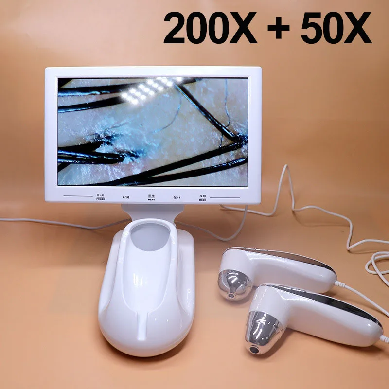 Профессиональный детектор волос на коже волосяной фолликул кожи головы влага