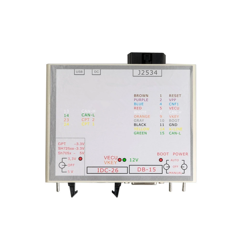 Новый блок питания для вспышки с помощью J2534 работает ECU-блок программирующего