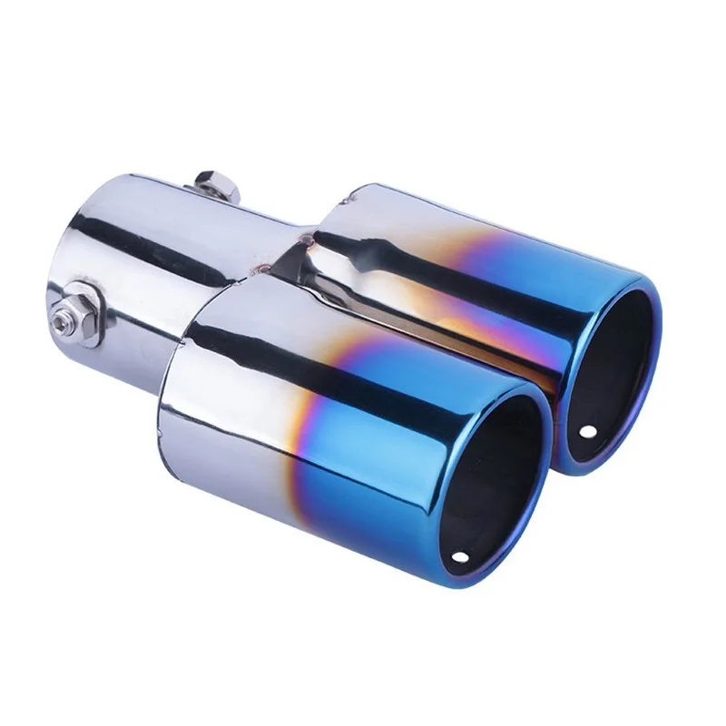 

Automobile tail throat modified universal silencer stainless steel exhaust pipe modified exhaust hood decoration universal tail