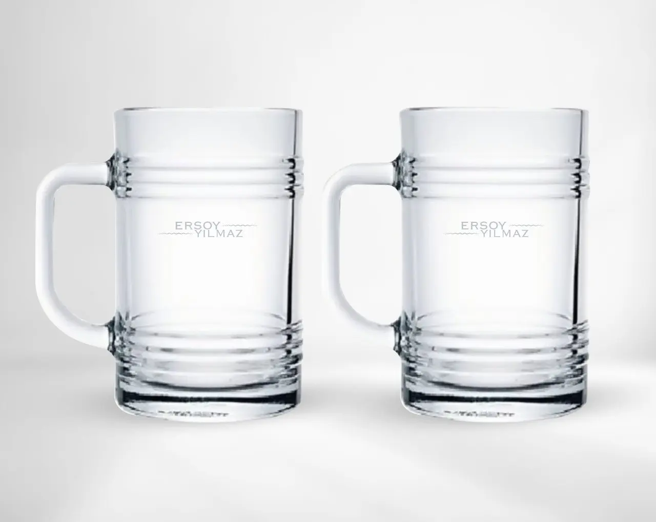 Персонализированная двойная кружка для пива в жестяной банке с ручкой | Дом и сад