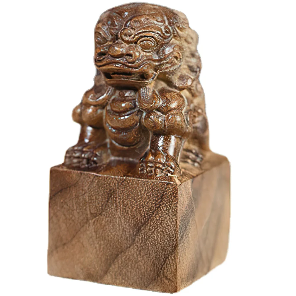 

Statue Figurine Feng Decor Animal Statues Shui Gold Dog Fu Protection Wealth Figure Lions Yao Pi Guardian Kylin Brass Dogs Foo
