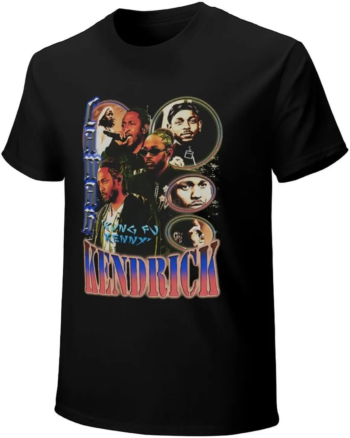 Мужская футболка Kendrick Music Lamar Rapper хлопковая Повседневная с коротким рукавом