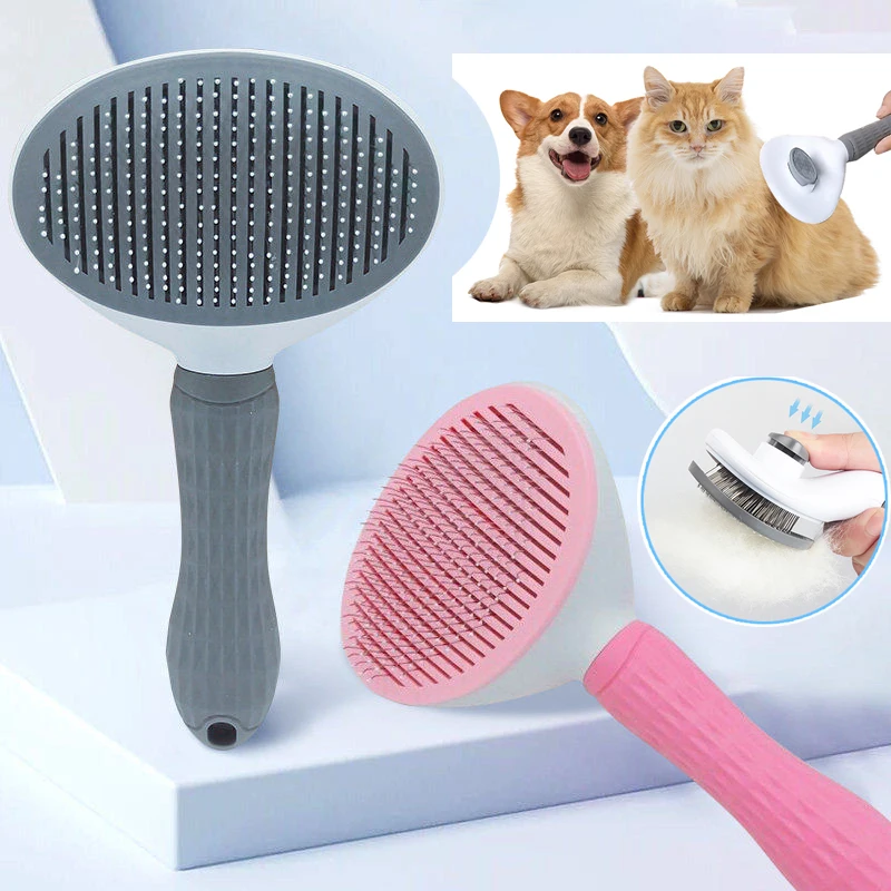 

Pet Dog Hair Brush Cat Comb Grooming Care Cat Brush Pet Hair Remover Comb for Long Hair Dogs Cleaning Pets Dogs Accessories