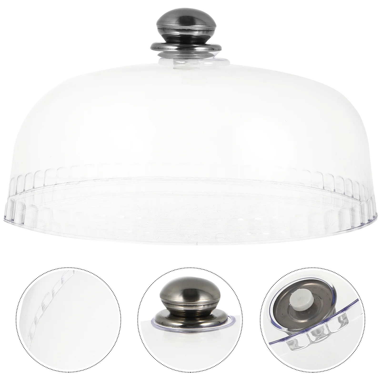 

Cover Domeclear Protector Dessert Cake Server Lid Microwave Transparent Dish Butter Cheese Platter Pastrydisplay