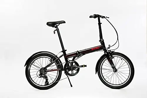 

Via 20\u201D Folding Bike-Lightweight Aluminum Frame Genuine 7-Speed 26lb