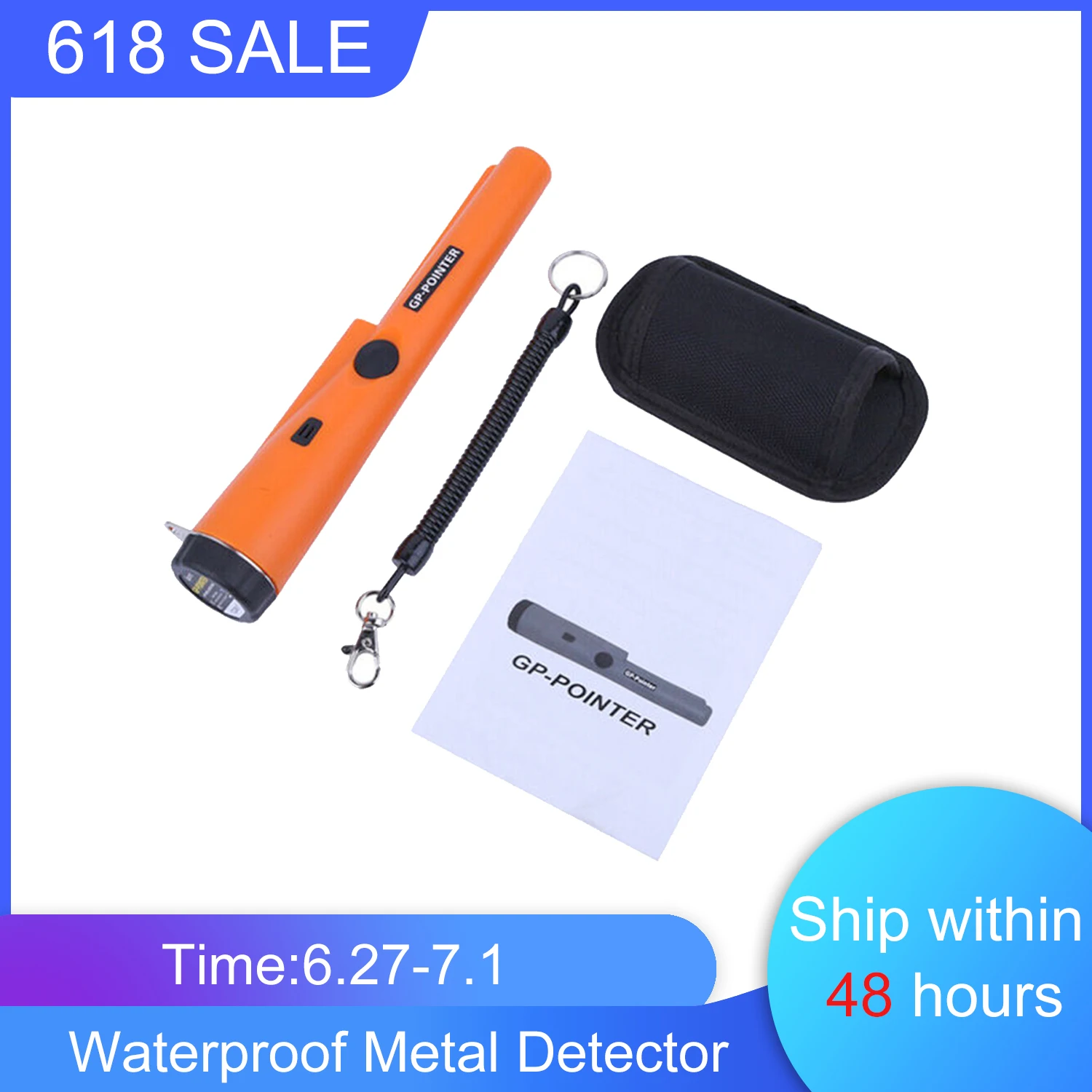 Промоакция водонепроницаемый Модернизированный металлоискатель GP-pointerII