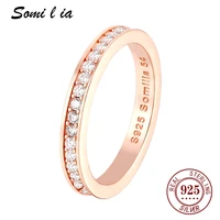 somilia sterl silver s925 ring ladies gypsophila fashion s925 jewelry cz wedding engagement ring for women girlfriend