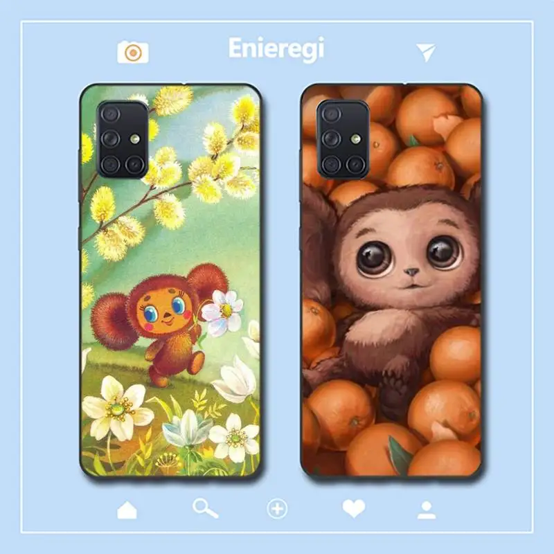 

Cheburashka Phone Case for Samsung A51 01 50 71 21S 70 31 40 30 10 20 S E 11 91 A7 A8 2018